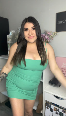 In Her Element Dress - Green